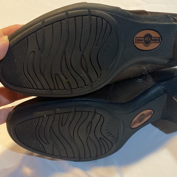 Earth Spirit Ankle Bootie size 8 leather upper Flora Brown - Picture 6 of 12